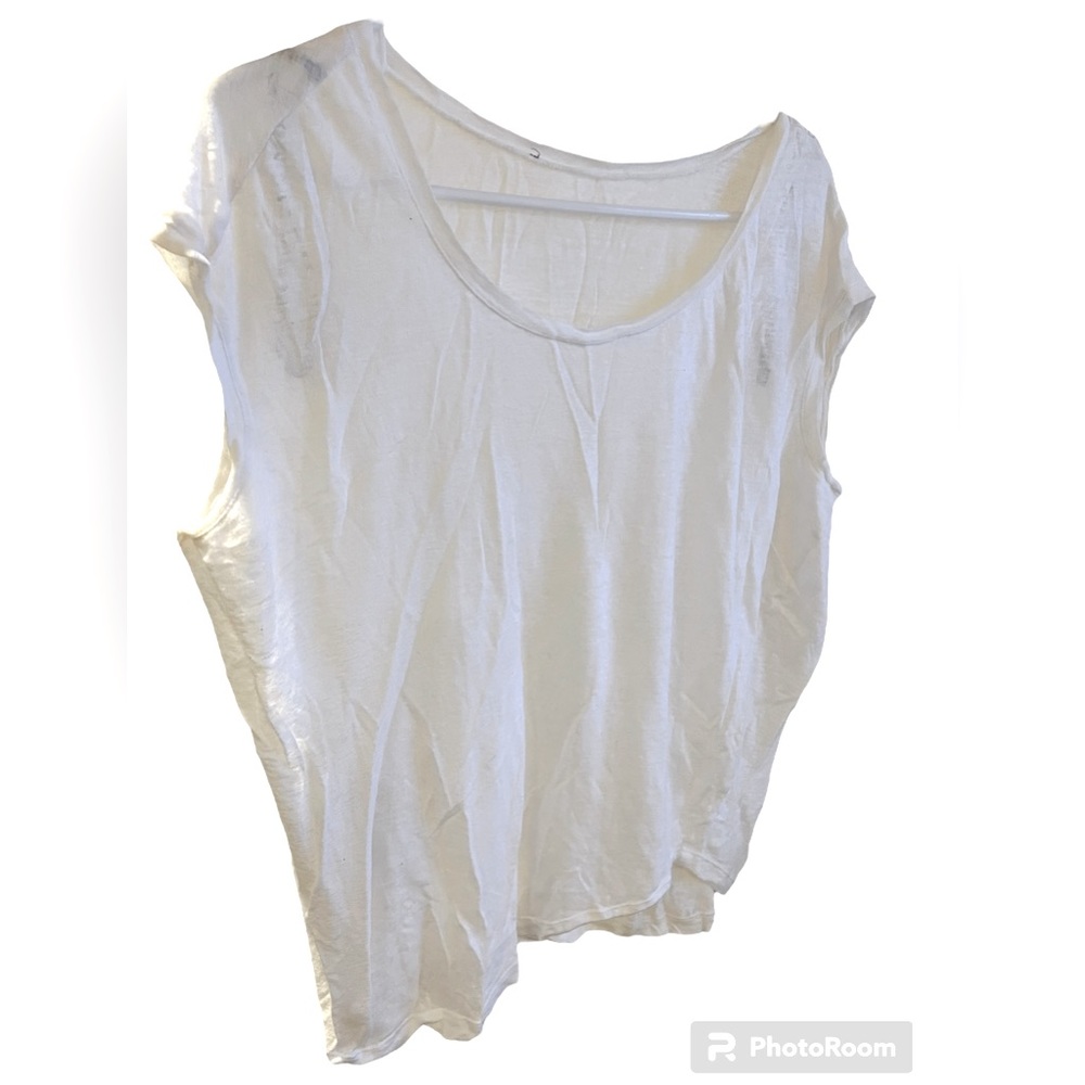 No tag white sheer top.